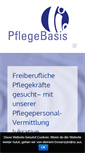 Mobile Screenshot of pflegebasis.de