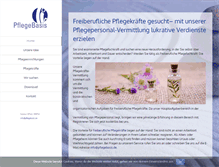 Tablet Screenshot of pflegebasis.de